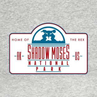 Metal Gear Solid Shadow Moses National Park - MGS Home Of The Rex Sign T-Shirt